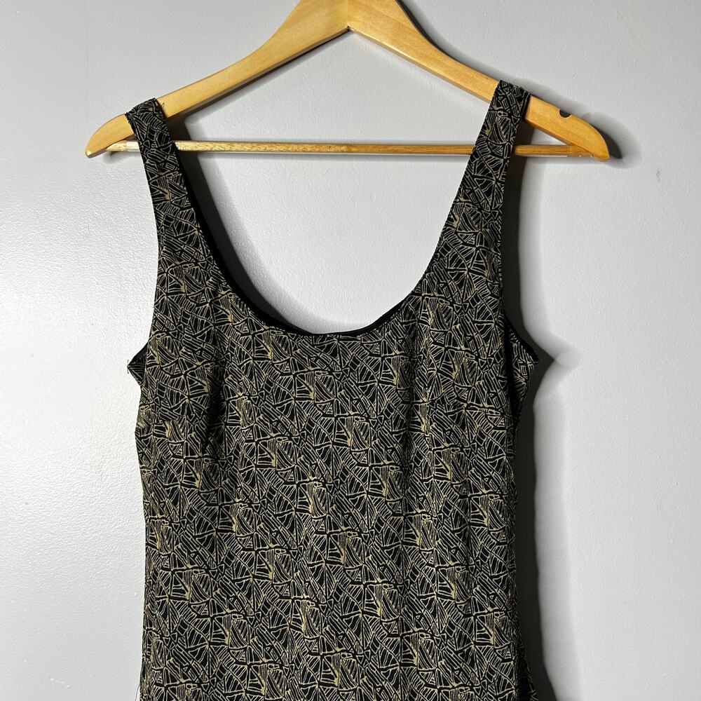 VTG Jones NY Womens Y2K Forest Fairy Tiered Maxi Dress Whimsigoth Grunge Sz 8 - Picture 7 of 8